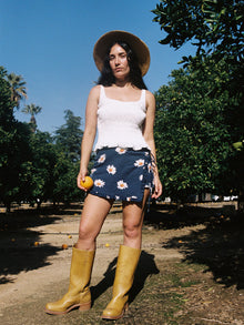 Christy Skort | Navy Daisy