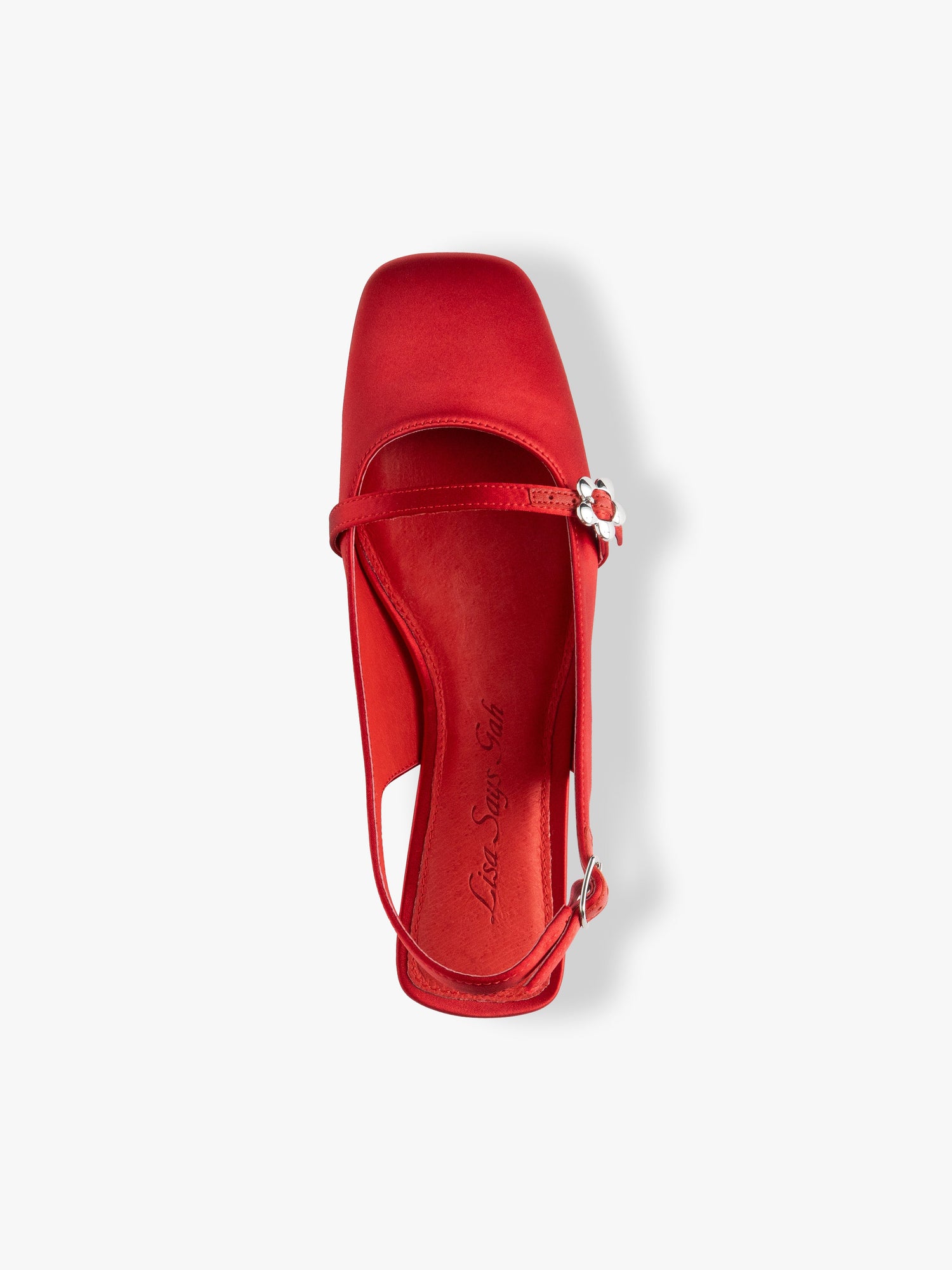 Mackie Heel | Scarlet Satin