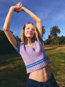 Cynthia Fuzzy Polo | Polly Pocket™ Purple