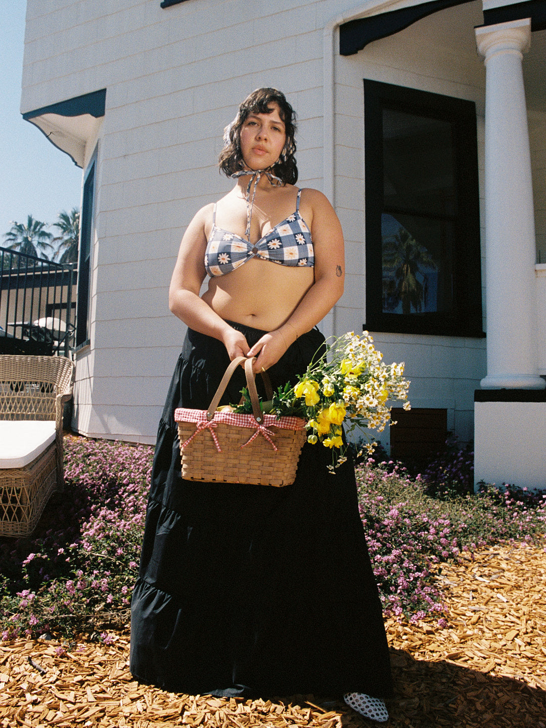 Tiered Maxi Skirt | Black