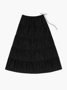 Tiered Maxi Skirt | Black