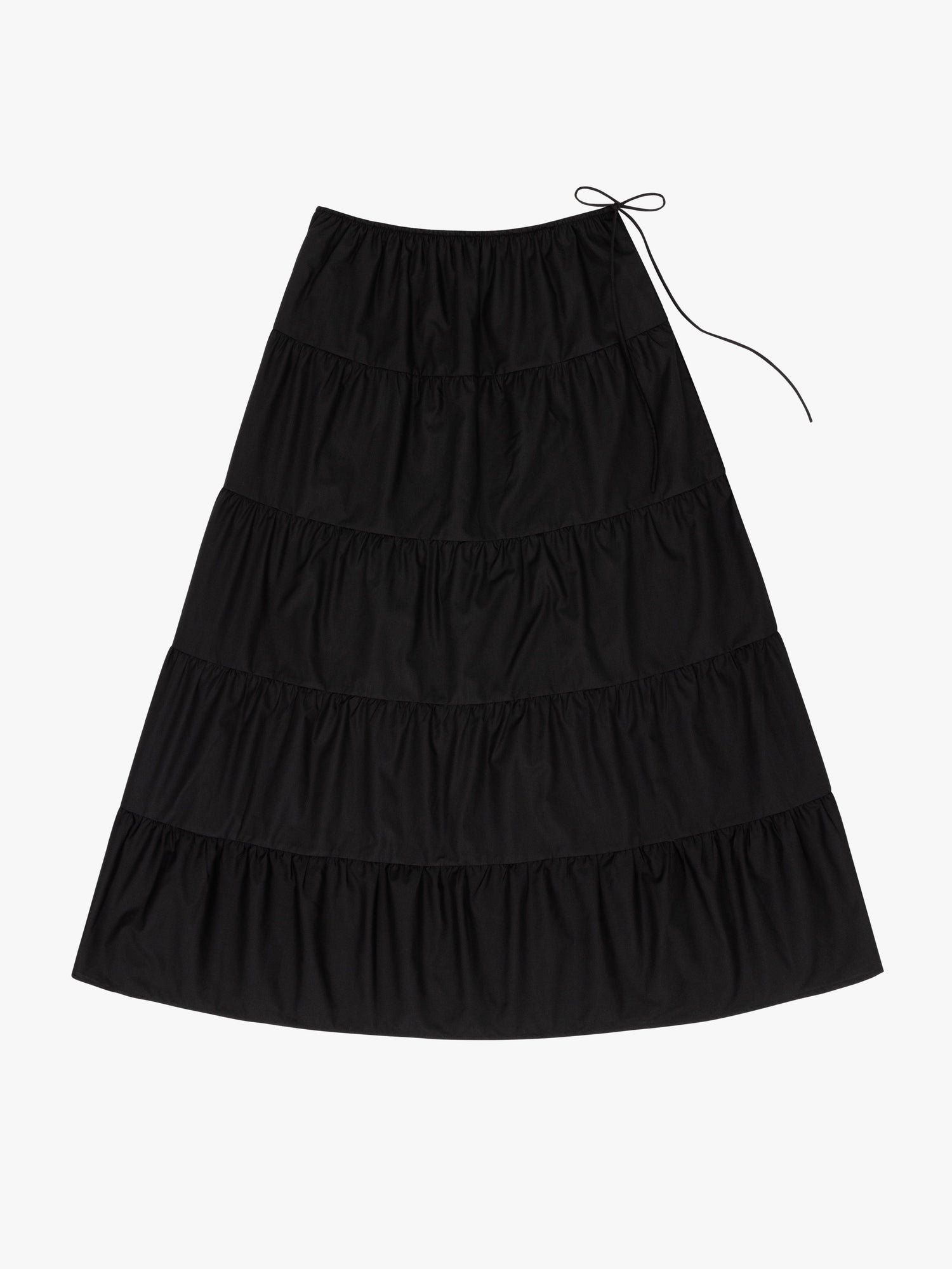 Tiered Maxi Skirt | Black