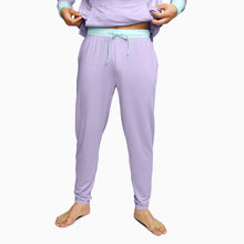 Breathable Modal French Terry Sweatpants | Lavender/Mint