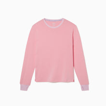 Ultra-Soft French Terry Long-Sleeve Tee | Flamingo/Taffy