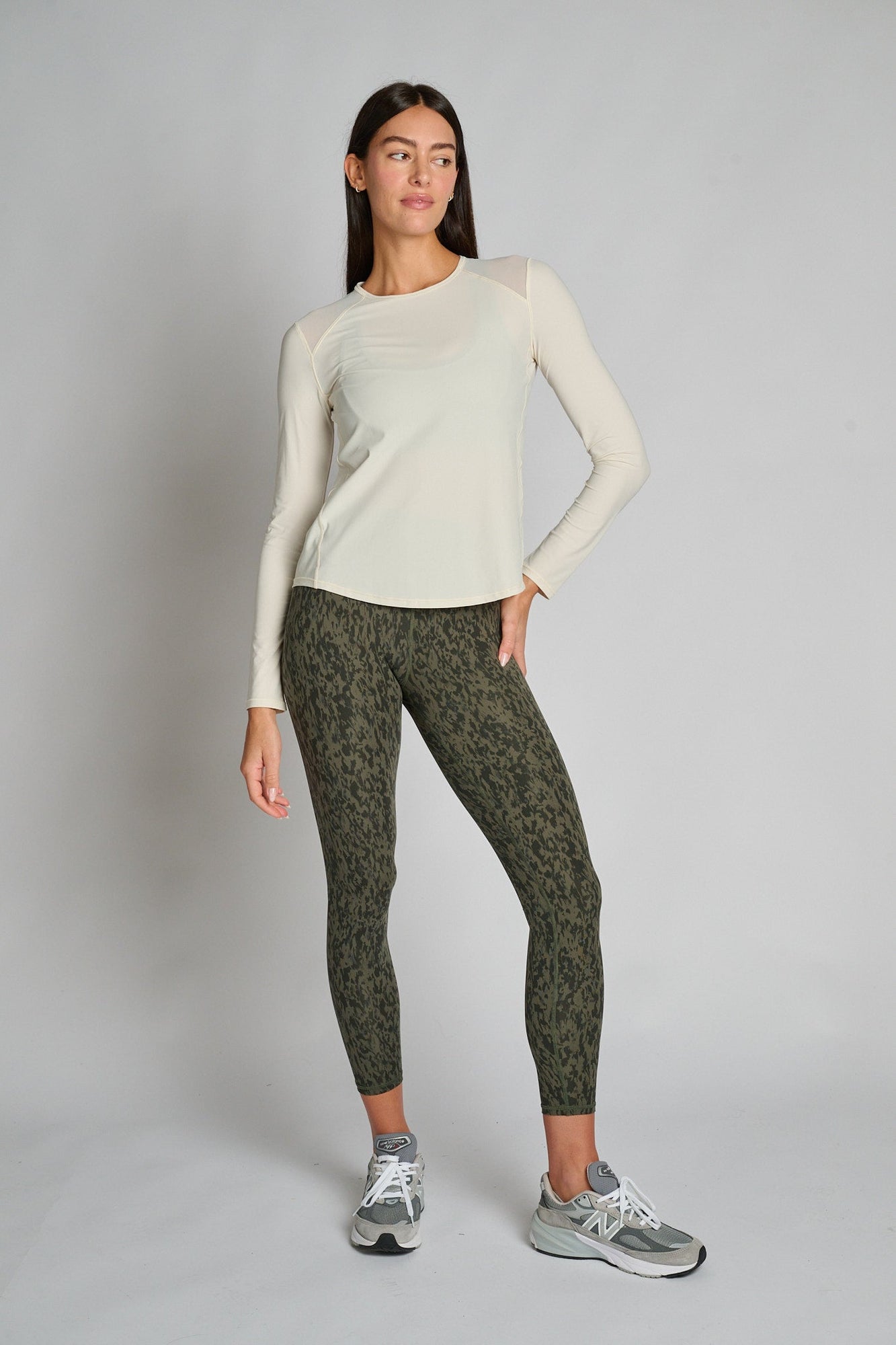 Lululemon | Sculpt Cross-Vent Long Sleeve | Light Ivory