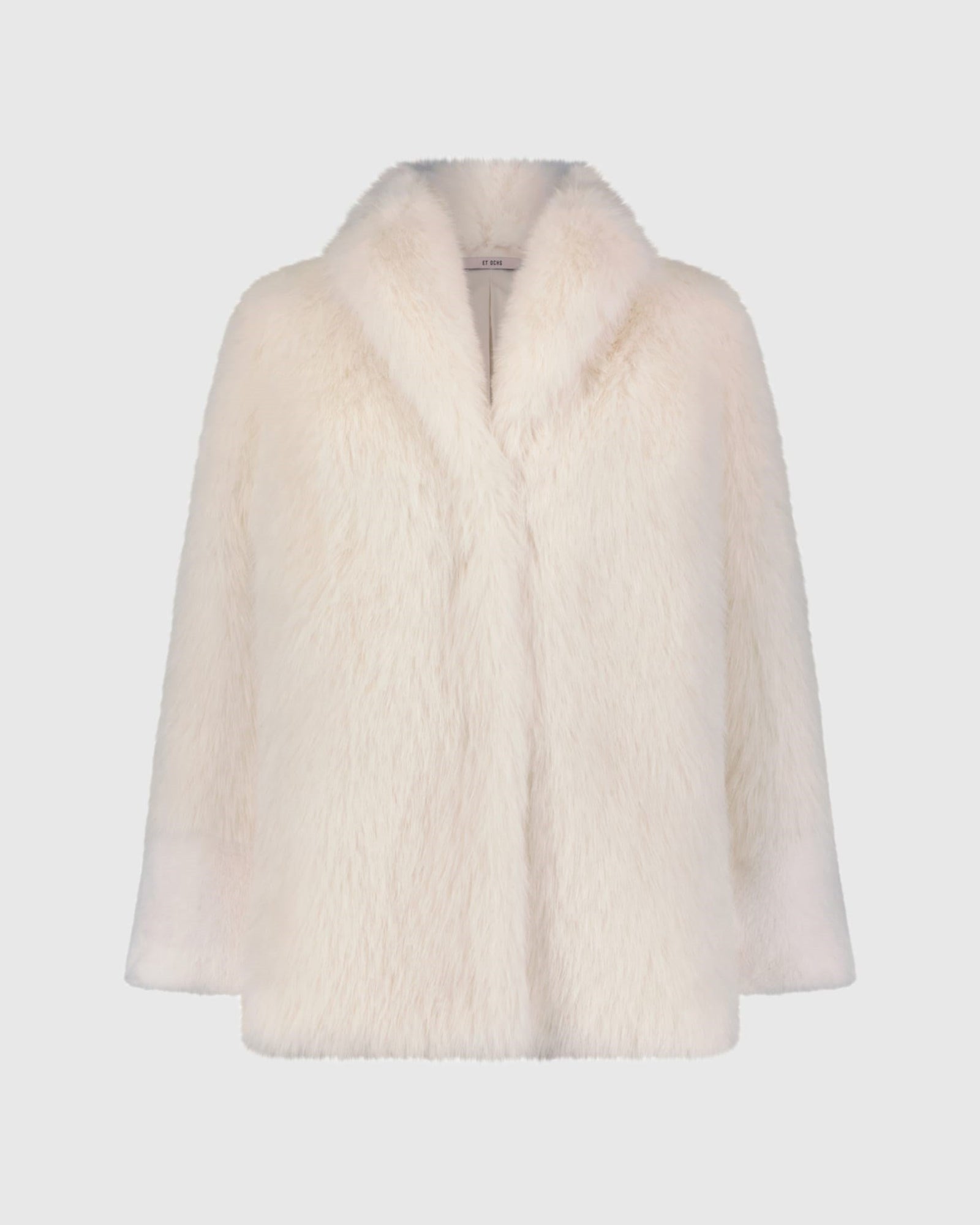 Fur-Free Fox And Mink (Faux Fur) Jacket | White