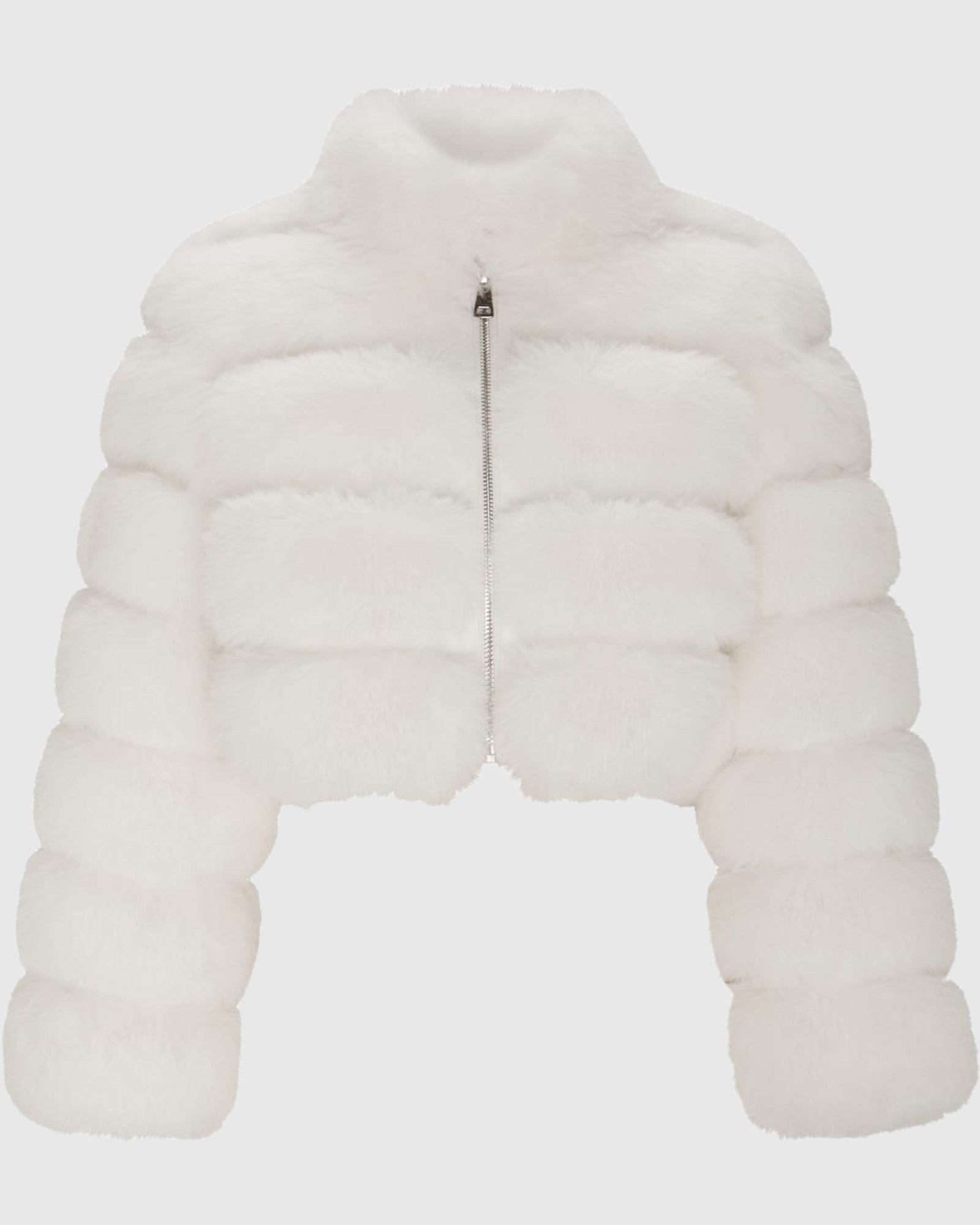 Fur-Free Fox (Faux Fur) Bolero | White