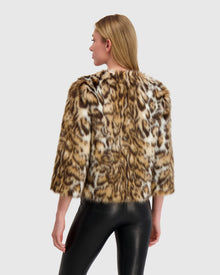 Fur-Free Fox (Faux Fur) Jacket | Animal Print