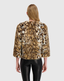 Fur-Free Fox (Faux Fur) Jacket | Animal Print