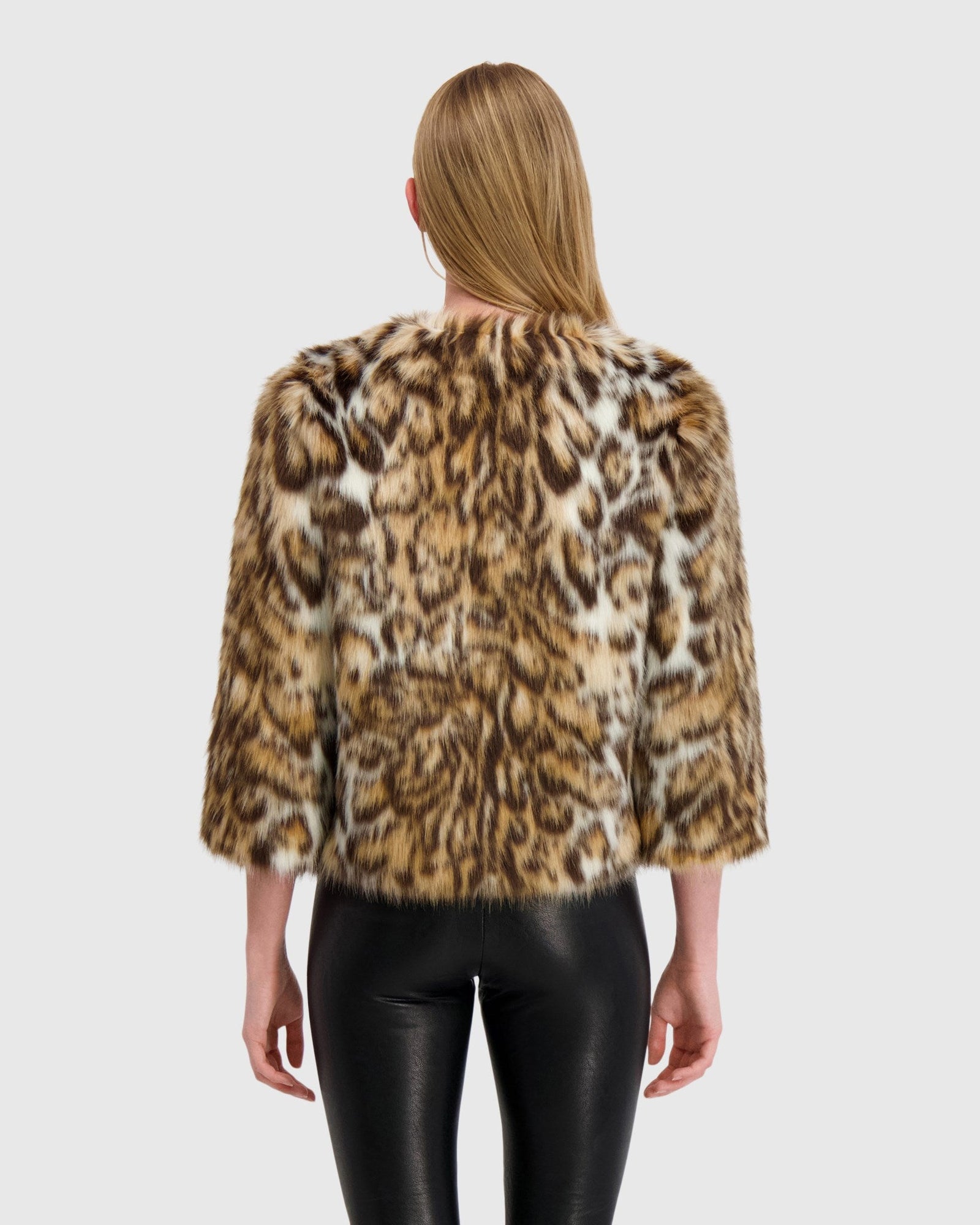 Fur-Free Fox (Faux Fur) Jacket | Animal Print