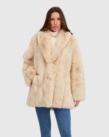 Fur-Free Fox (Faux Fur) Stroller | Beige