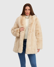 Fur-Free Fox (Faux Fur) Stroller | Beige