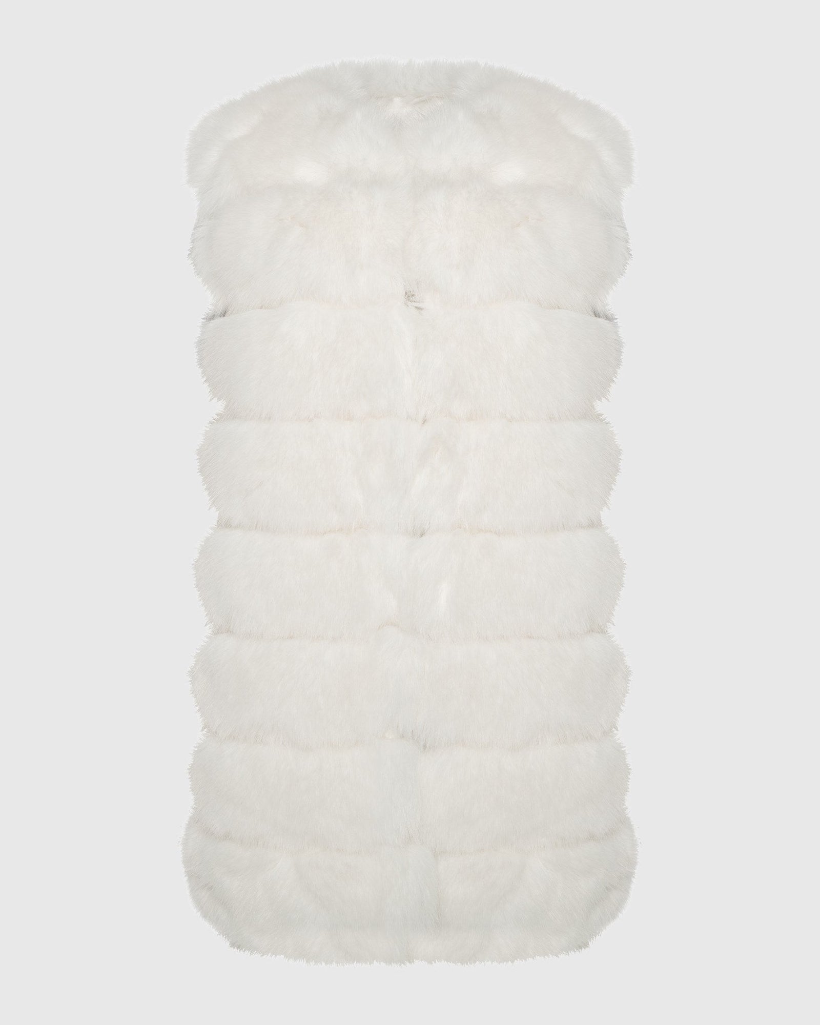 THEIA | Fur-Free Fox (Faux Fur) Vest | White