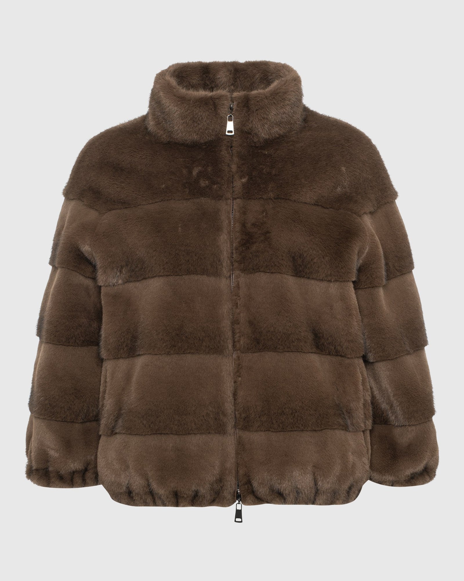 THEIA | Fur-Free Mink (Faux Fur) Jacket | Brown