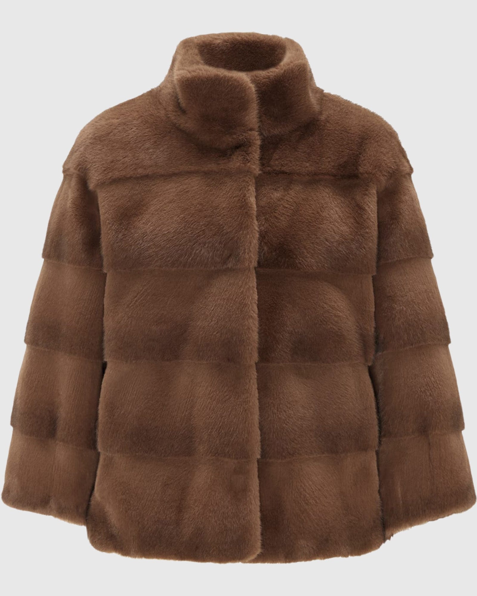 Fur-Free Mink (Faux Fur) Jacket | Brown