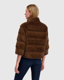 Fur-Free Mink (Faux Fur) Jacket | Brown