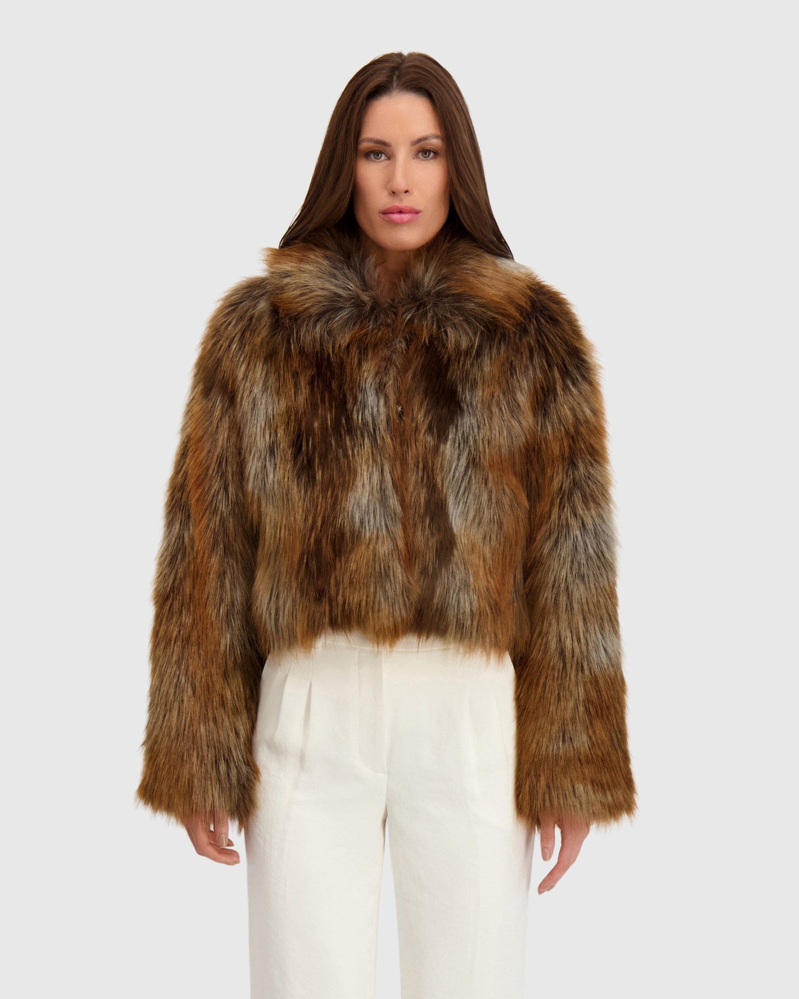 Fur-Free Red Fox (Faux Fur) Jacket | Multi