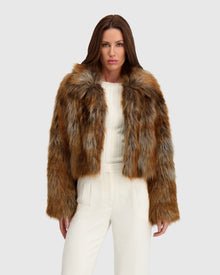 Fur-Free Red Fox (Faux Fur) Jacket | Multi