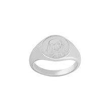 The Mary Signet Ring | 18KT Gold Vermeil & Sterling Silver