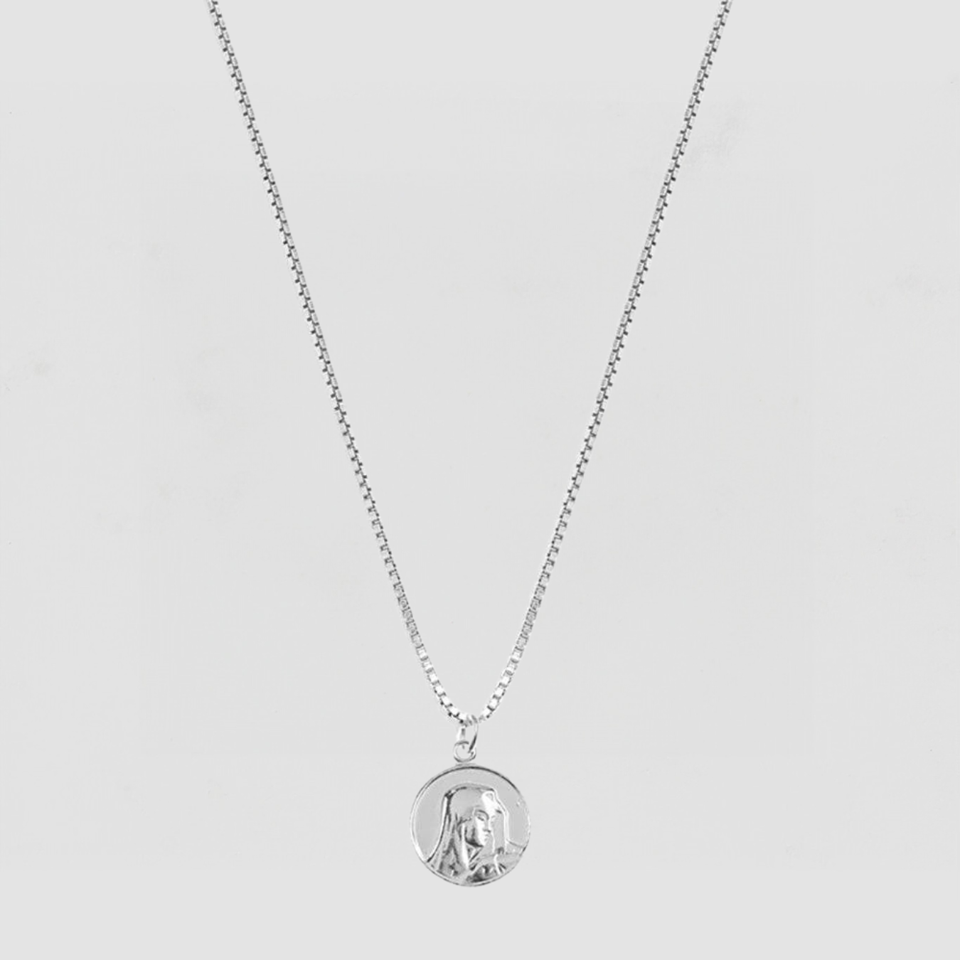 The Mary Coin Necklace | Sterling Silver