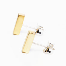 Bar Earrings | Brass