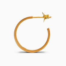 Max Earrings - Satin Finish | 18K Gold Plated