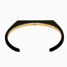 Moon Bangle | Brass | Matte Black