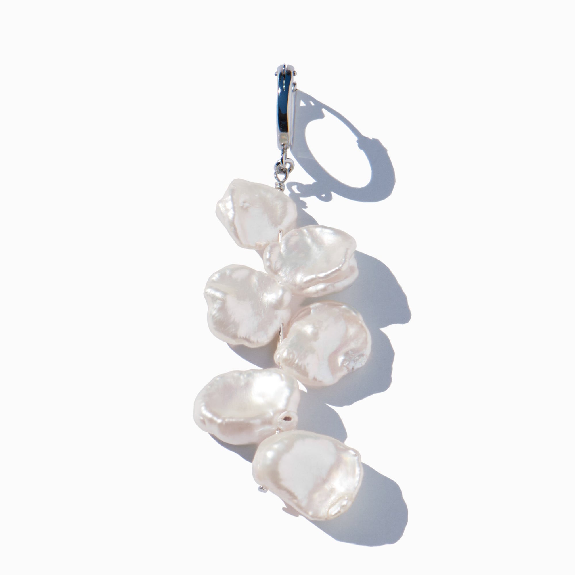 Orchid Earring | Silver | Freshwater Pearls