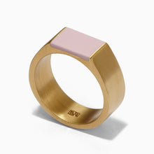 Paradox Ring | Brass | Pink
