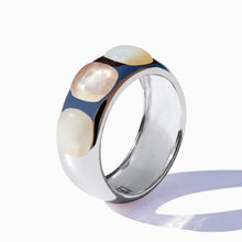 Souk Ring | Silver | Mother of Pearl/Rose Quartz/Moonstone