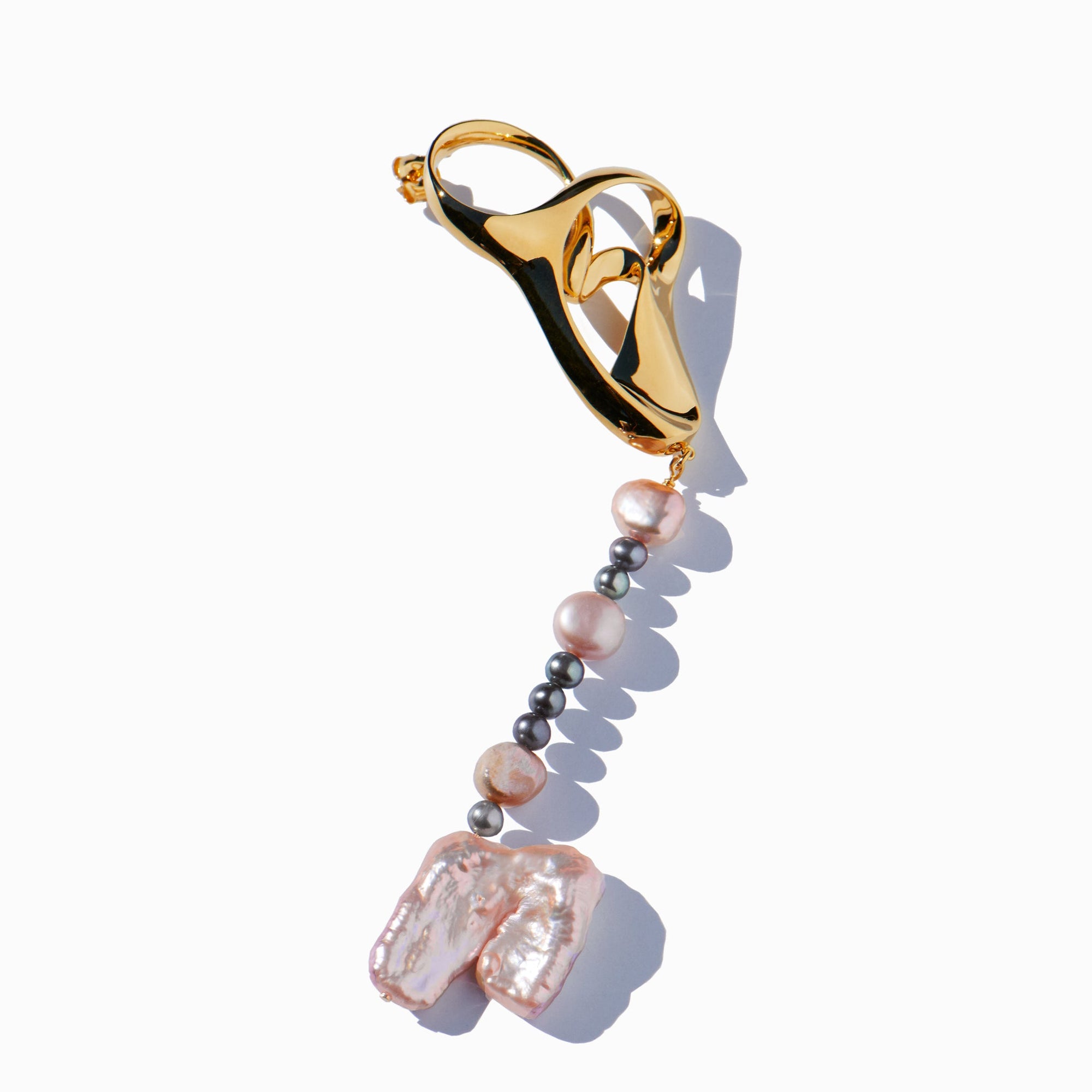 Stellar Earring | 18K Gold Plated | Freshwater Pearls