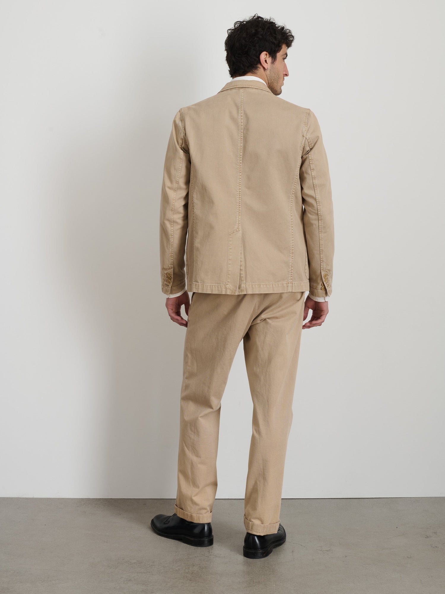 Men | Mill Blazer | Vintage Wash Chino Faded Khaki