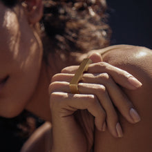 Binary Ring | Brass | Matte Black