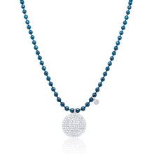 Silver And Gold Diamond Disc Ball Chain | Silver