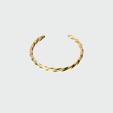 The Open Rope Cuff Bangle | Brass