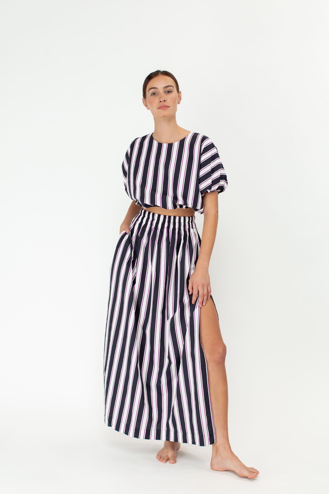 Delia Skirt | Cabana Stripe
