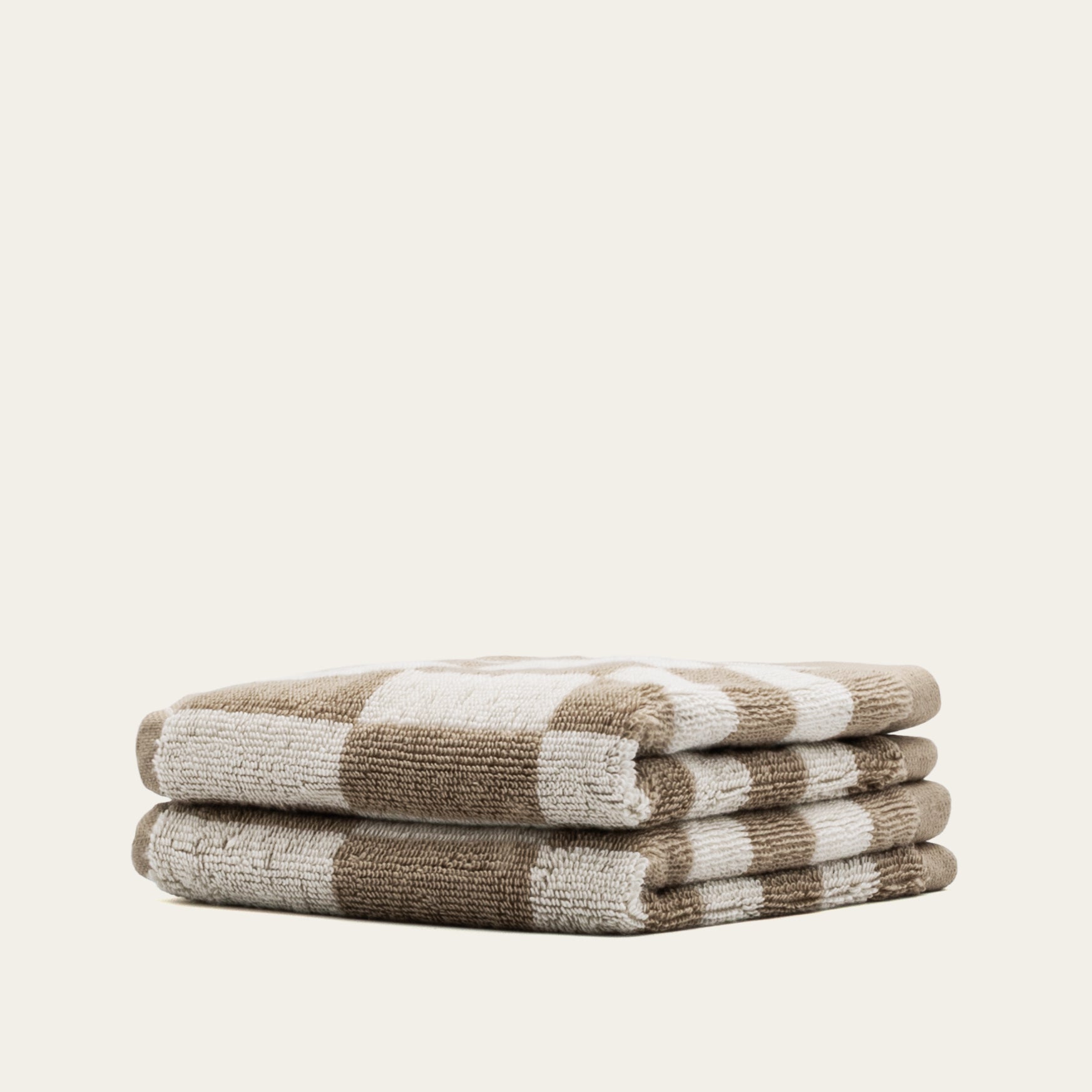 Pietra Australian Cotton Towels | Tan/Ecru