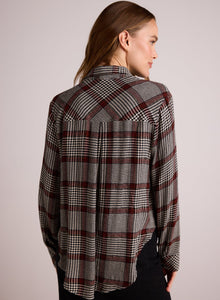 Pocket Shirt Tail Button Down | Winter Glen Plaid