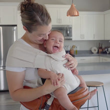 Hands-Free Carrier Set | Vegan Leather Black Carrier + Cream Snug