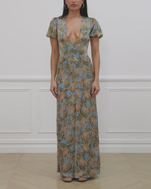 Puff Sleeve Maxi Dress | Dream Blue