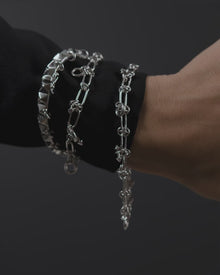Awe Inspired Bracelets Sapphire Armor Hinge Cuff