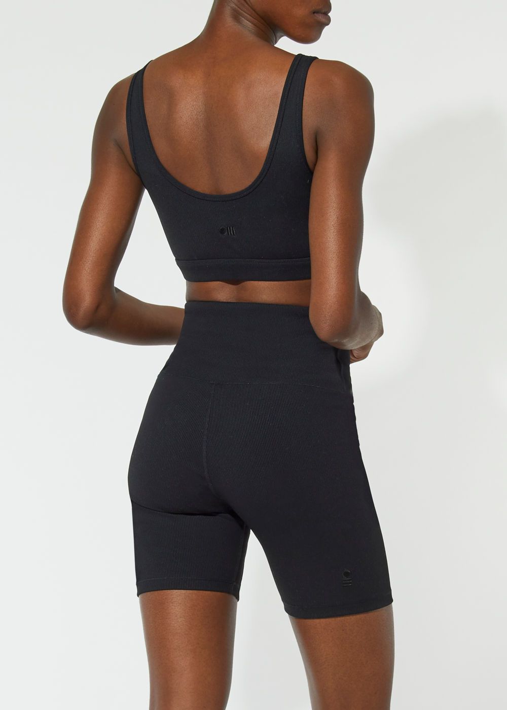 Ribbed 7" Biker Short - Solid & Striped