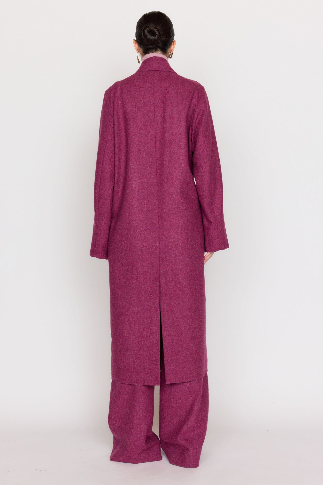 Josephine Coat | Pink Tweed