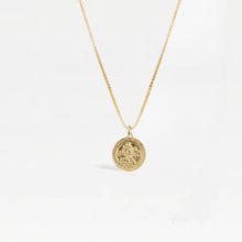 The Saint Lazurus Single Medal Necklace | Gold Vermeil