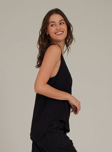 Scoop Neck Tank | Black