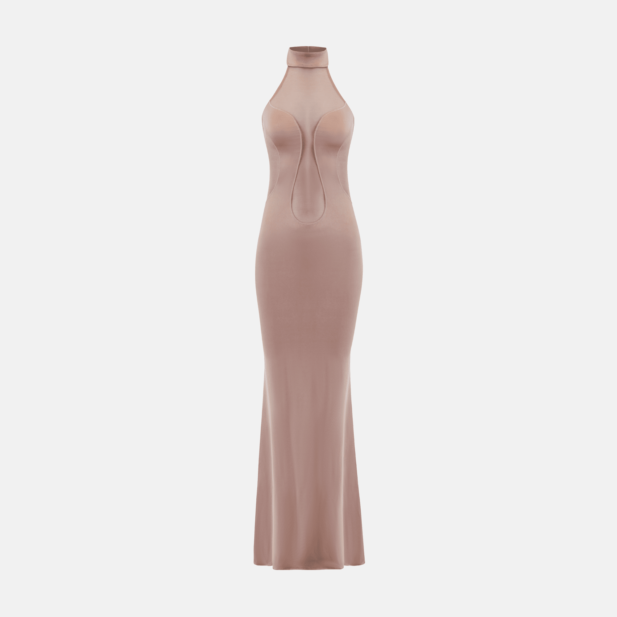 OW Collection SELIA Maxi Dress Dress 246 - Ash Brown