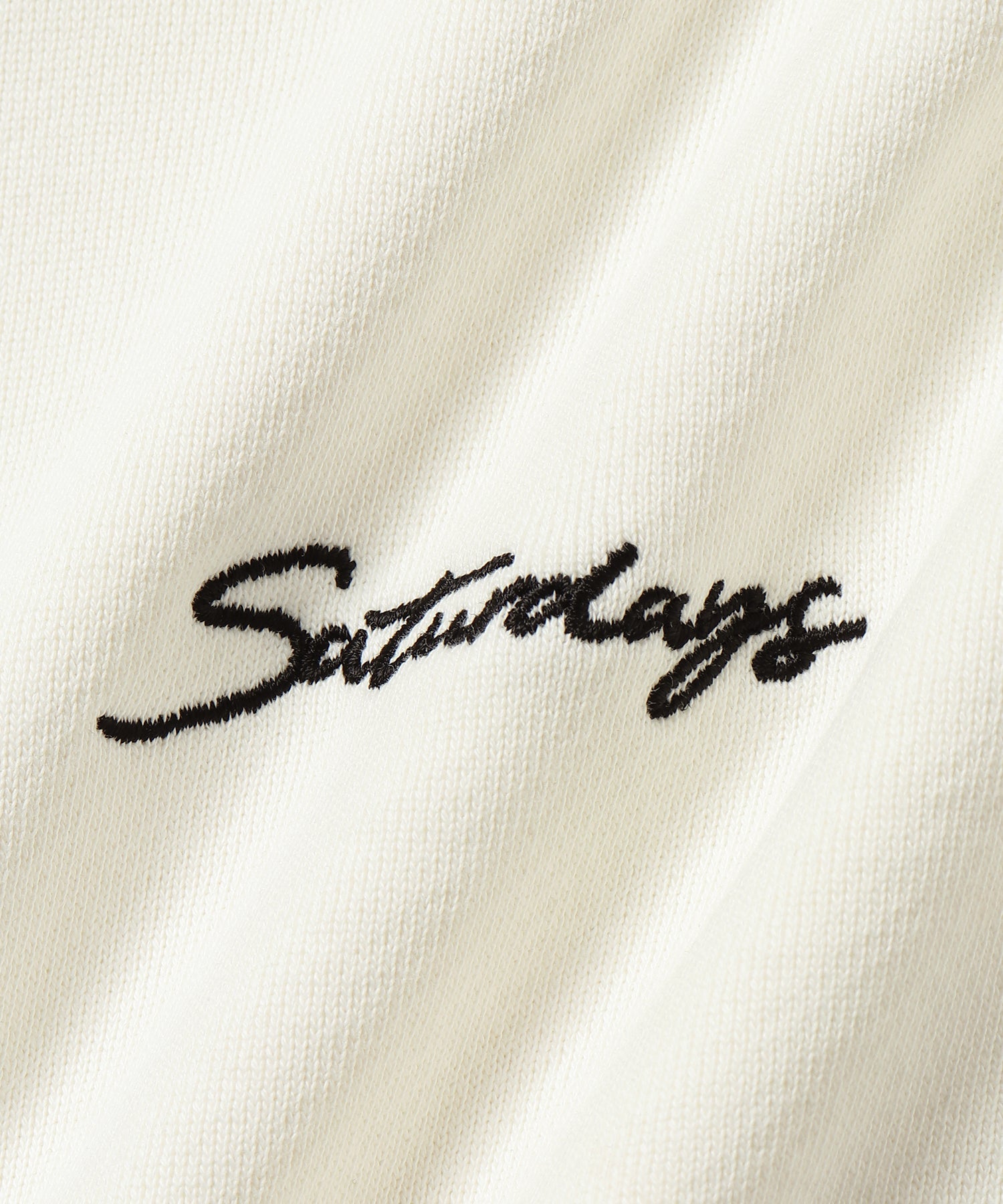 Ivory | Ditch Script Embroidered Hoodie