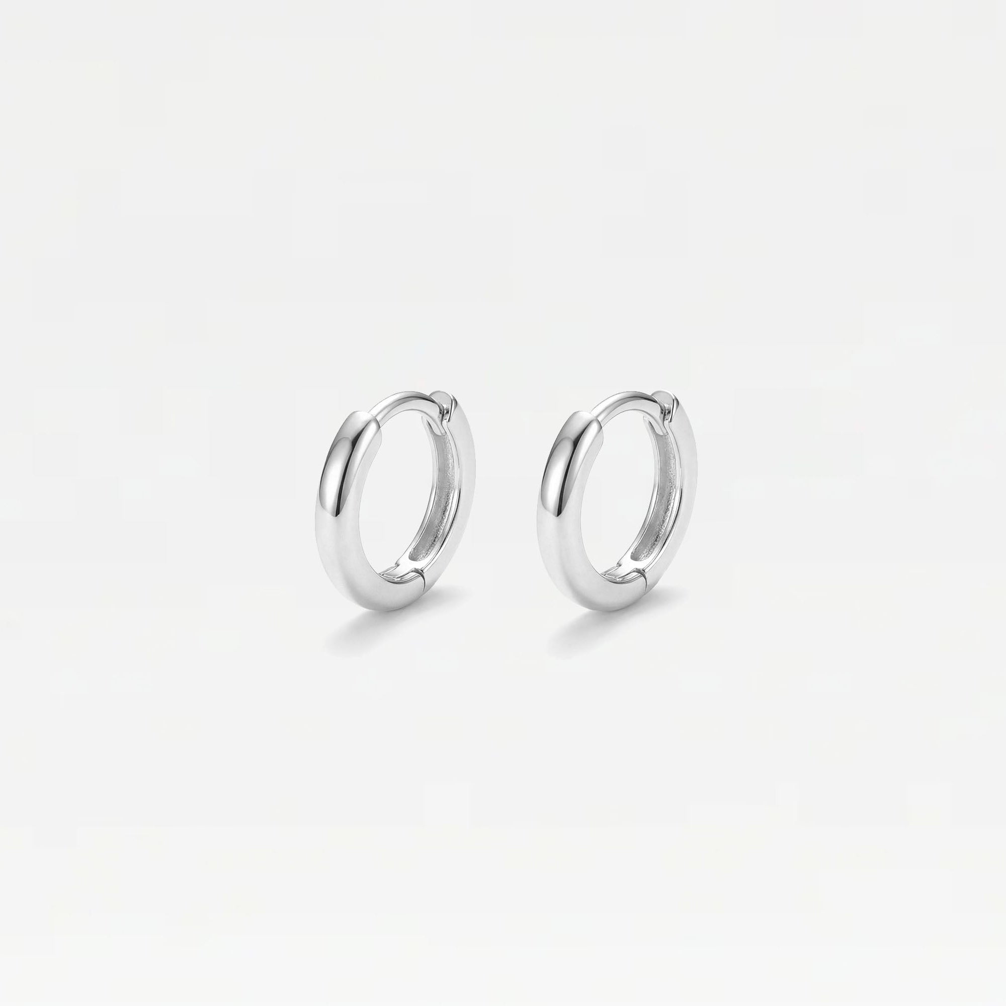 The Tiny Essential Huggie Hoops | Sterling Silver