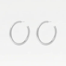 The Thick Hoop Earrings | Silver Vermeil