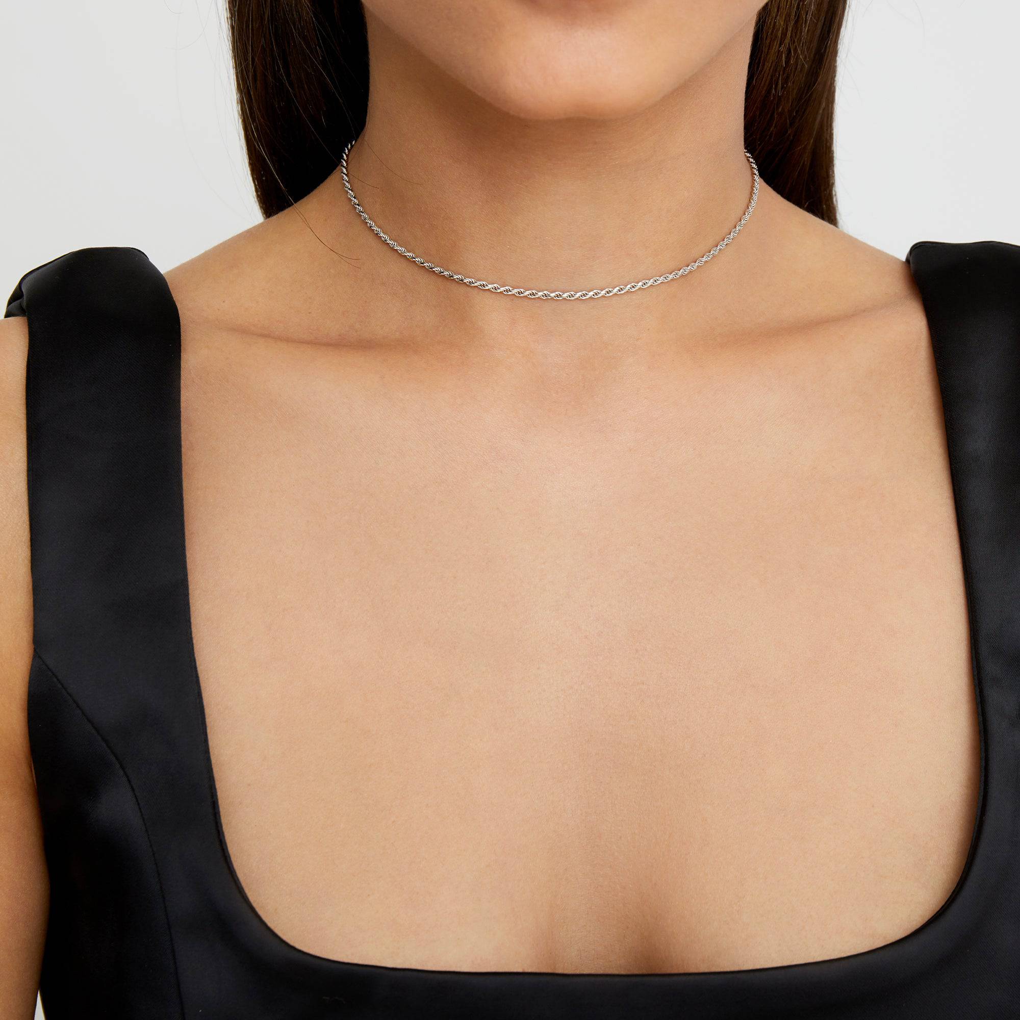 rope choker necklace